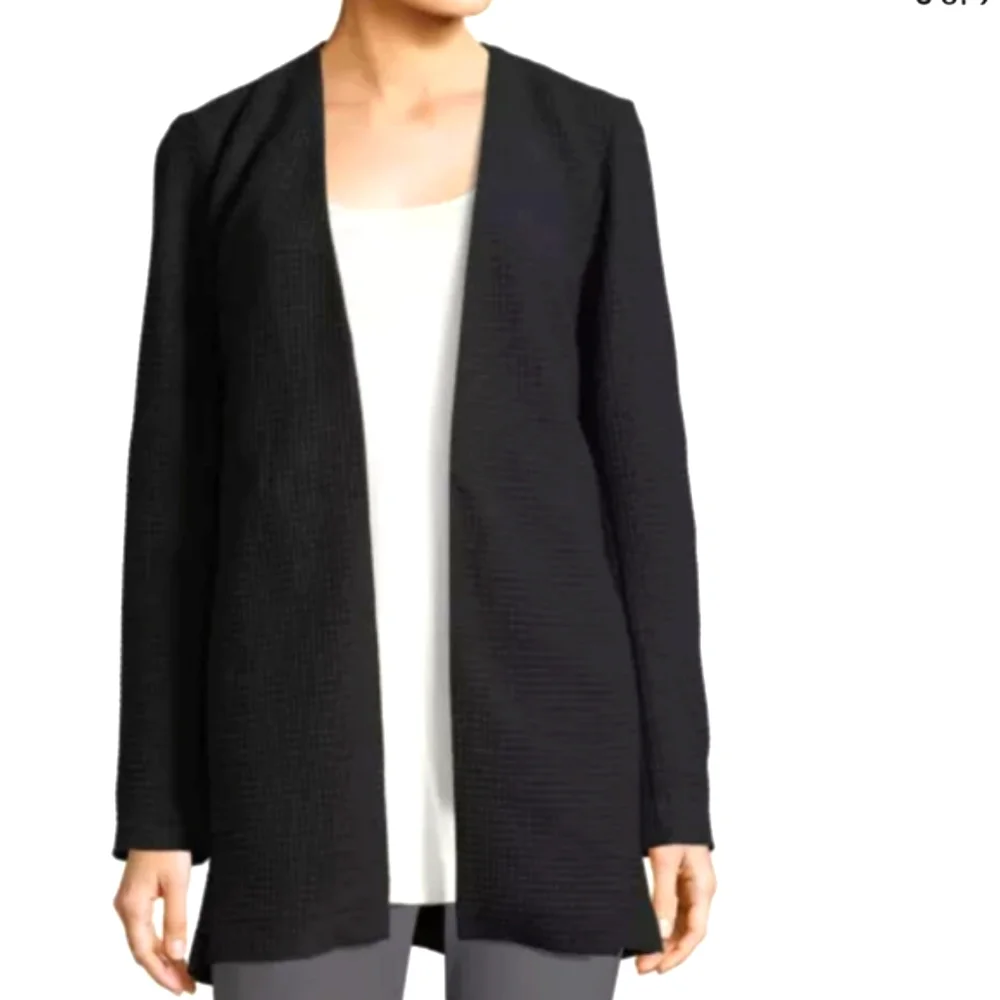 Brown Cardigan Jacket XL w/ Pockets  Sustainable TENCEL Elieen Fisher NWT - Picture 3 of 14